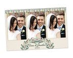 Olive Photobooth Template Wedding Bridal Shower Greenery Photo booth Template, 4x6 Mirror Booth