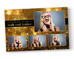 Wedding Gold Photobooth Template Glitter Wedding Photo Booth Template Gold Bridal Photo booth Wedding Photobooth Anniversary 4x6