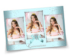 Photobooth Template Quinceanera Sweet Sixteen 16 Photobooth Template birthday photo booth 4x6 protrait sky blue