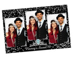 Sweet 16 Quinceanera Wedding Bridal Shower Birthday Starts Photobooth Template birthday photo booth Sixteen overlay