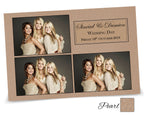 Glitter Wedding Bridal Shower Sweet 16 Floral Anniversary Photo Booth Template 2x6 Photobooth Template with xbdr psd png jpg and mockup