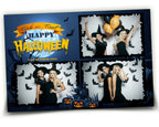 Halloween Photo Booth Template 4x6 Photobooth Pumpkin Template postcard