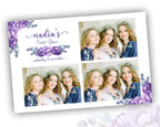 Wedding Photo Booth Template, Bridal Shower Floral Photobooth Template, 4x6 Anniversary Photo booth Template