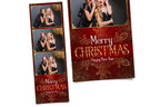Photo Booth Template Merry Christmas and New Year 2021 Photobooth Template 2x6