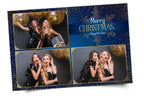 Photo Booth Template Merry Christmas New Year 2021 Party Photobooth Template 4x6  3 Photo Frame Template