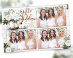 Baby shower Photo Booth Template hello baby welcoming baby baby boy baby girl birthday pumpkin floral 4x6 Photobooth Template