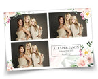 Photo Booth Template Wedding Bridal Shower Sweet 16 Floral Anniversary Photobooth Template 1239