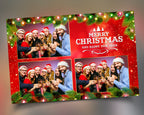 Christmas Photo Booth Template Merry Christmas Holiday New Year Xmas Photobooth Christmas Day 323