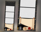 Photo Booth Template Graduation, Class of 2021, Grad, Prom Photobooth Template for photo booth PNG PSD JPG