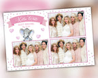 Blue Baby Shower Photo Booth Template and Pink Baby Shower, First Birthday, Baby Birthday, 1st Birthday Photobooth Template