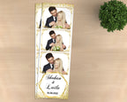 Wedding Photo booth Template gold Glitter Photobooth Template Gold Bridal shower Anniversary strip 2x6