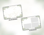 Greenery Wedding Photobooth Template, Bridal Shower Photo Booth, Anniversary