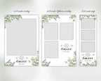 3 Bundle of Photo Booth Template for Wedding Bridal Shower Anniversary 2x6 strip, 4x6 single photo & 3 photos overlay, Photobooth Template