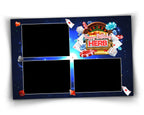 Casino Birthday Photo Booth Template 4x6 Strip Photo Overlay Casino Photobooth Template