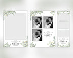 3 Bundle of Photo Booth Template for Wedding Bridal Shower Anniversary 2x6 strip, 4x6 single photo & 3 photos overlay, Photobooth Template