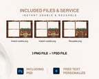 Christmas Photobooth Template, Merry Christmas and New Year 2022, 4x6 Photobooth Template, wooden rustic