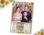 Rustic wedding photo booth template 4x6