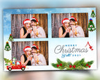 Christmas Photobooth Template, Merry Christmas and New Year 2022, 4x6 Xmas Photobooth Template