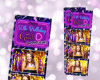 Colorful Birthday Confetti Photo Booth Template, Sweet 16 Quinceanera Birthday Photobooth Template photo Strips 2x6