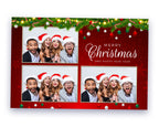 Christmas Photo Booth Template Merry Christmas and New Year 4x6 Photobooth Template