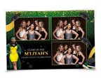 Photobooth Template Graduation, Class of 2022, Grad Photo Booth Template, Prom photo booth PNG PSD 4x6 3 Photos