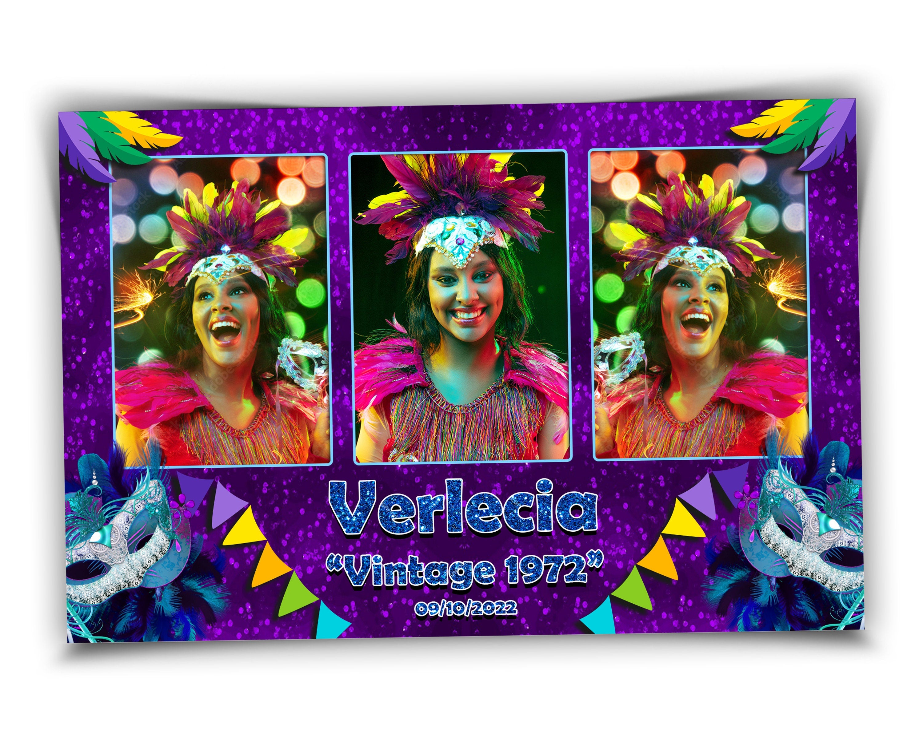 Mardi Gras Photo Booth Template Mask Carnevale Photobooth Template Masquerade Masks Mirror dslr darkroom reusable png