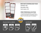 Christmas Photo Booth Template | Merry Christmas | Xmas Photobooth Template | Holiday | SKU 213