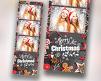 Christmas Photo Booth Template | Merry Christmas | Xmas Photobooth Template | Holiday | SKU 213