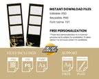 Photobooth Template Gold Glitter Birthday 4x6 Golden Sweet 16 Photo Booth Bday