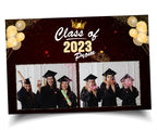 Graduation Prom Ceremony Class of 2023 Photobooth Template, Prom party, prom night for photo booth 4x6 png overlay, psd, 4x6 with font link