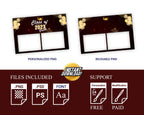 Graduation Prom Ceremony Class of 2023 Photobooth Template, Prom party, prom night for photo booth 4x6 png overlay, psd, 4x6 with font link