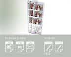 Quinceañera Photobooth Templates 2x6, Strip, Editable PSD