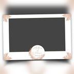 Boho Wedding Photo Booth Template 4x6 Blush Pampas Photobooth Mirror Booth Salsa Touchpix Dark Room booth