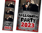 Halloween Photo Booth Template Treat or trick 2x6 Scray Photobooth Pumpkin Template Halloween trick or treat 655