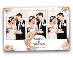 Boho Wedding Photo Booth Template 4x6 Mirror booth, Photobooth Template