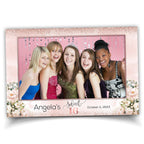 Birthday Sweet 16 Photobooth Template pink rose gold Quinceanera Photo Booth 4x6 Single photo Mirror ipad Salsa Touchpix