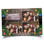 Christmas Photo Booth Template Holiday Party Merry Christmas and New Year, 4x6 Xmas Photobooth Template Holiday Party 2024