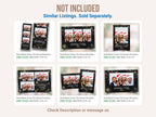 Gold Black Silver Christmas Photobooth Template 4x6 Single photo landscape Merry Christmas and New Year and Holiday photo booth Template