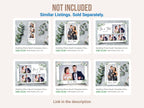 Wedding Photo Booth Template Anniversary Bridal Shower Floral Photo Booth Template 4x6 with Font Olive Leaf Greenery Leaves Design TB446