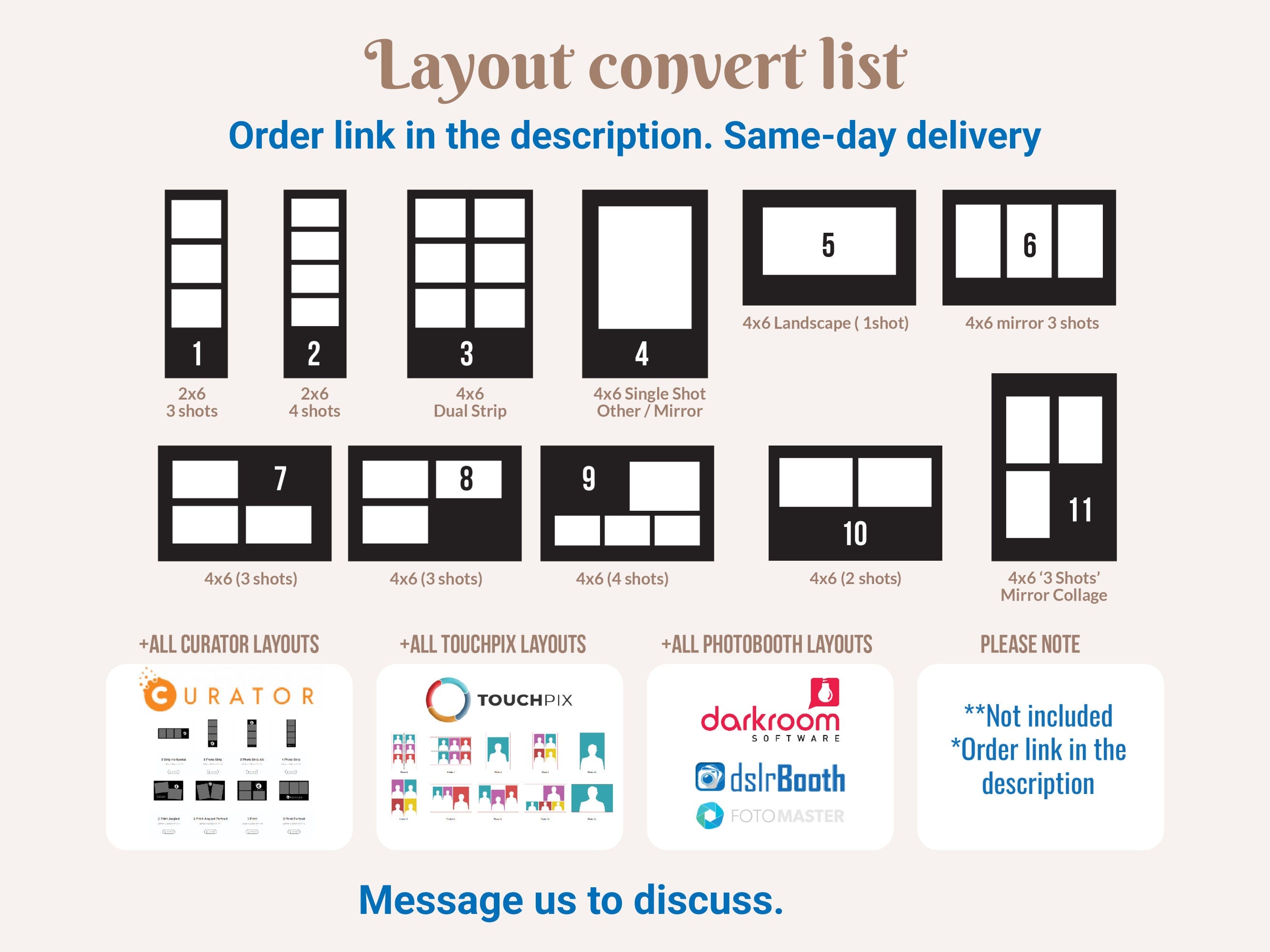 Wedding Photobooth template 4x6 single photo portrait with Floral flowers light pink rose and greenery photo booth template mirror B37 1242