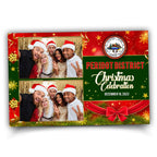Merry Christmas Photo Booth Template | Xmas Photobooth | Xmas | Holiday | New Year | Red Gold Green
