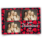 Red Valentine Heart Love Photo Booth Template Birthday Love Valentine Photobooth Mirror Salsa Touchpix DSLR Darkroom ipad