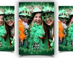 St. Patrick's Day Photobooth Template, St. Patricks Day Photo Booth, Saint Patricks Overlay