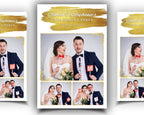 Gold Anniversary Photobooth Template Golden Engagement Party Wedding Photo Booth Salsa Mirror Touchpix Darkroom ipadbooth Luma booth