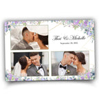 Purple Wedding Photo Booth Template, Bridal Shower, Sweet 16, Floral Anniversary Photobooth Template, 542