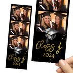 Graduation Photo Booth Template, Graduation Photobooth Template, Class of 2024, Prom 2024, Grad Party 1066