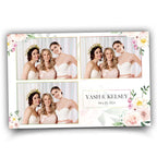Photo Booth Template Wedding Bridal Shower Sweet 16 Floral Anniversary Photobooth Template 1239