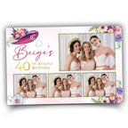 Birthday Photo Booth Template Rose gold Tea Party Photobooth Template 1067