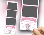 Pink Baby Shower Photobooth Template, Baby Shower Photo Booth, Elephant Baby Birthday Party 267