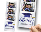 Graduation Photo Booth Template, Graduation Photobooth Template, Class of, Prom, Blue 1101